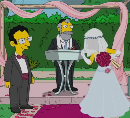 Artie Ziff marries a Marge robot he created, with a new rabbi officiating - from January 2020.